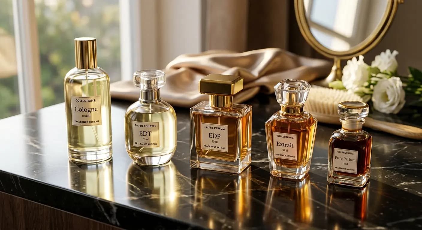 تفاوت غلظت عطرها چیست؟ | پرفیوم، ادوپرفیوم، ادوتویلت و ادکلن